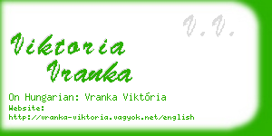viktoria vranka business card